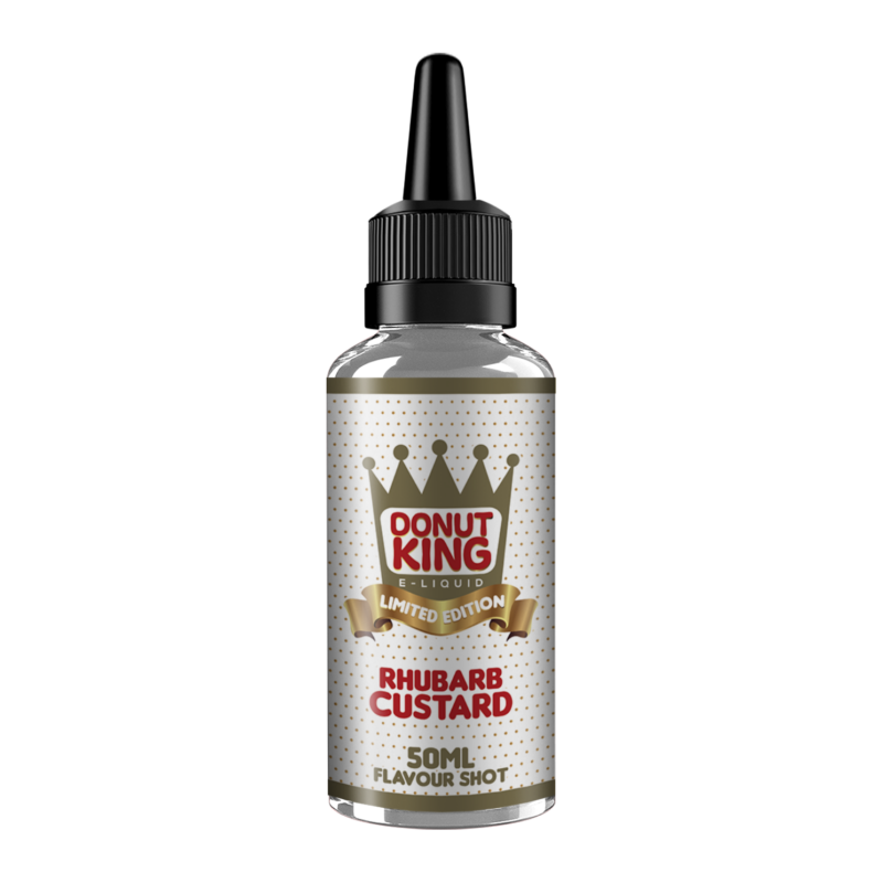 Rhubarb & Custard Flavour Shot by Donut King - 250ml